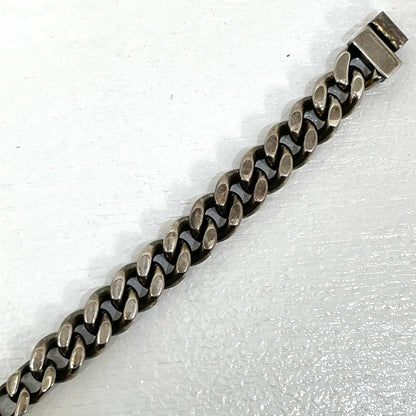 【中古】SAINT LAURENT | サンローラン メタルチェーン ブレスレット アシンメトリー 731208 シルバー Lサイズ【尾張小牧店】