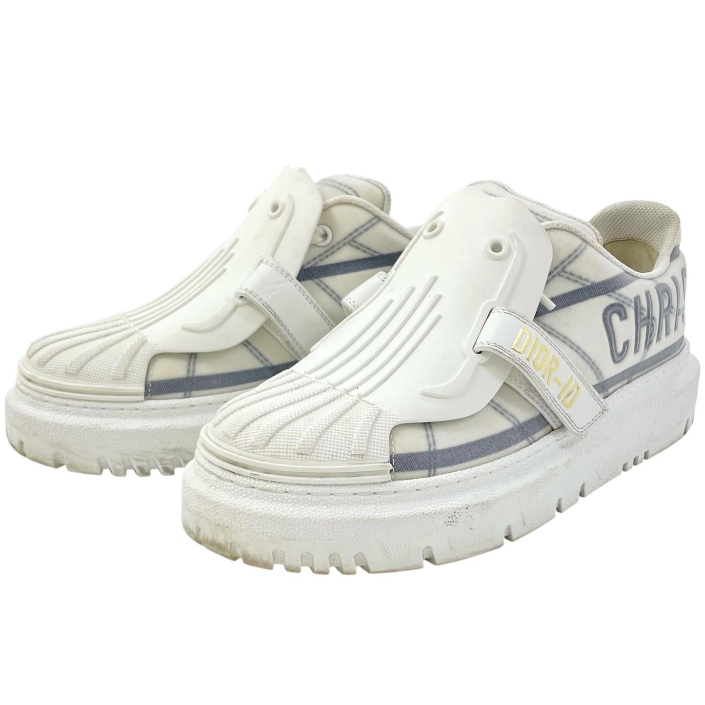 【中古】Christian Dior | クリスチャンディオール Dior-ID スニーカー テクニカルファブリック KCK309TNT ホワイト 24.5cm【尾張小牧店】