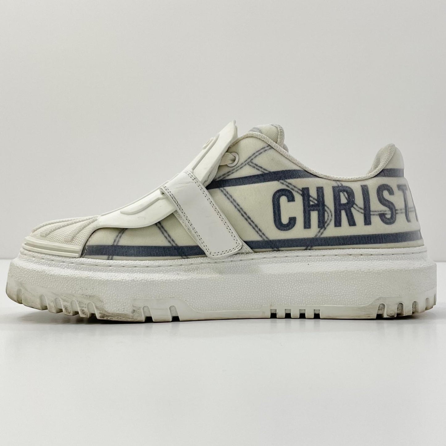 【中古】Christian Dior | クリスチャンディオール Dior-ID スニーカー テクニカルファブリック KCK309TNT ホワイト 24.5cm【尾張小牧店】
