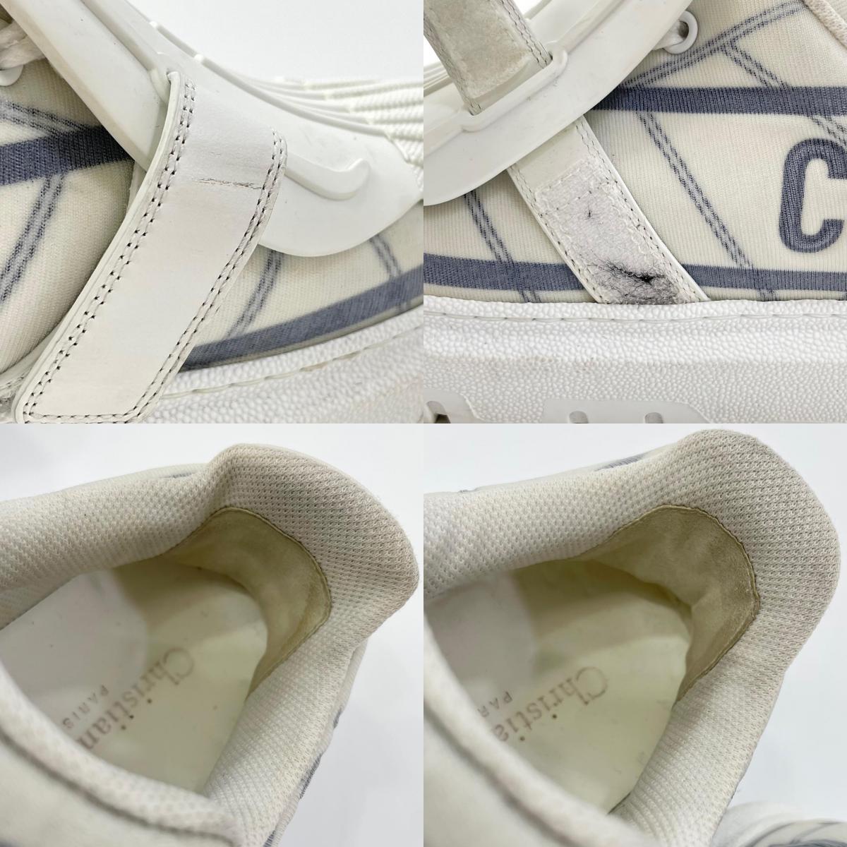 【中古】Christian Dior | クリスチャンディオール Dior-ID スニーカー テクニカルファブリック KCK309TNT ホワイト 24.5cm【尾張小牧店】