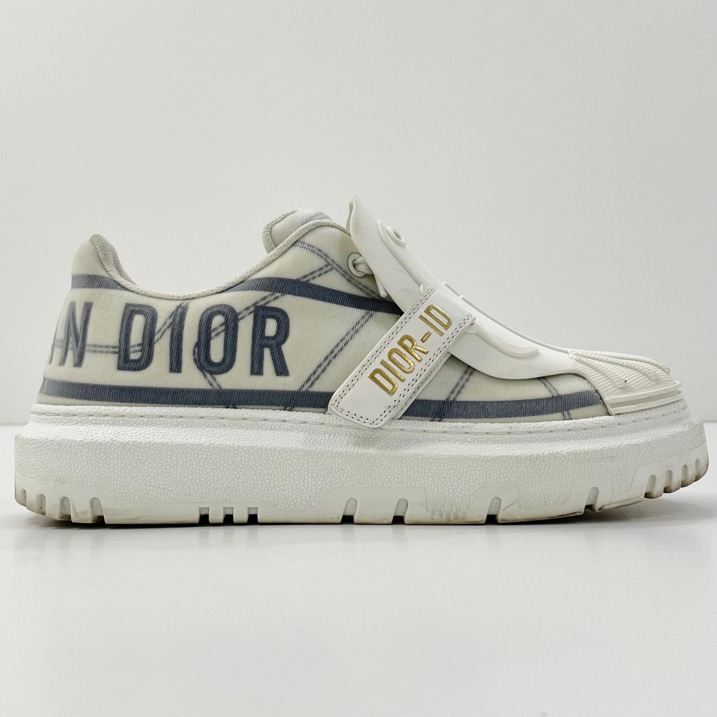 【中古】Christian Dior | クリスチャンディオール Dior-ID スニーカー テクニカルファブリック KCK309TNT ホワイト 24.5cm【尾張小牧店】