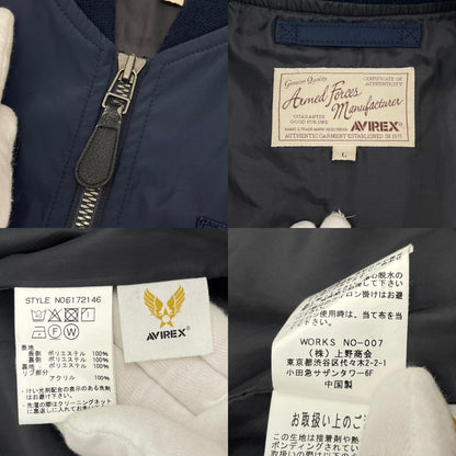 【中古】AVIREX | アヴィレックス フライトジャケット ネイビー サイズ：L【尾張小牧店】