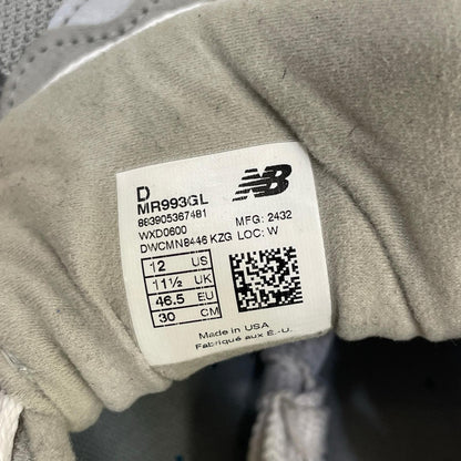 NEW BALANCE | ニューバランス スニーカー 30.0cm MR993GL グレー