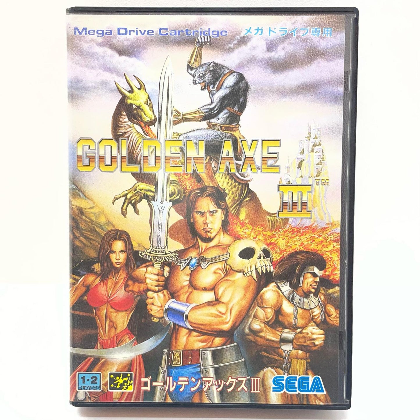 【尾張小牧店】メガドライブ ゴールデンアックス3 G-4093　01【レトロ】【中古】