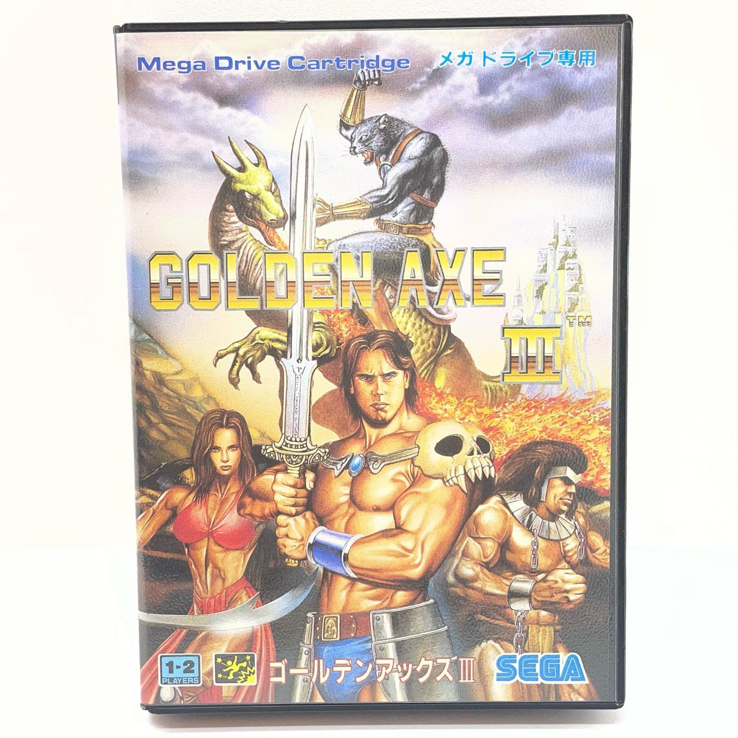 【尾張小牧店】メガドライブ ゴールデンアックス3 G-4093　02【レトロ】【中古】