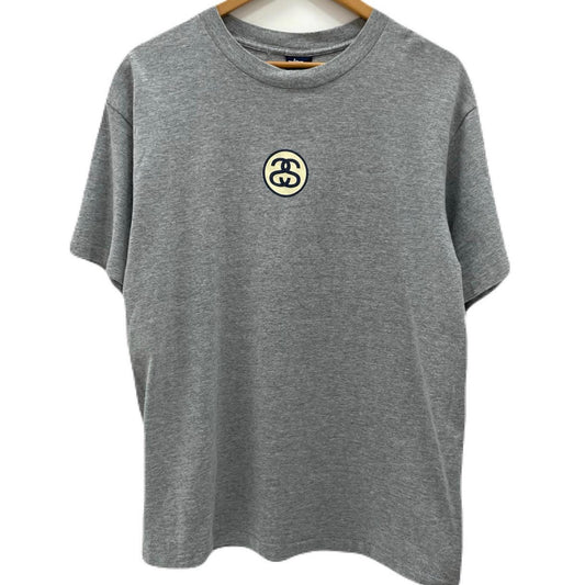 【中古】STUSSY | ステューシー ファイト 紺タグ　半袖Ｔシャツ グレー サイズ：L【尾張小牧店】