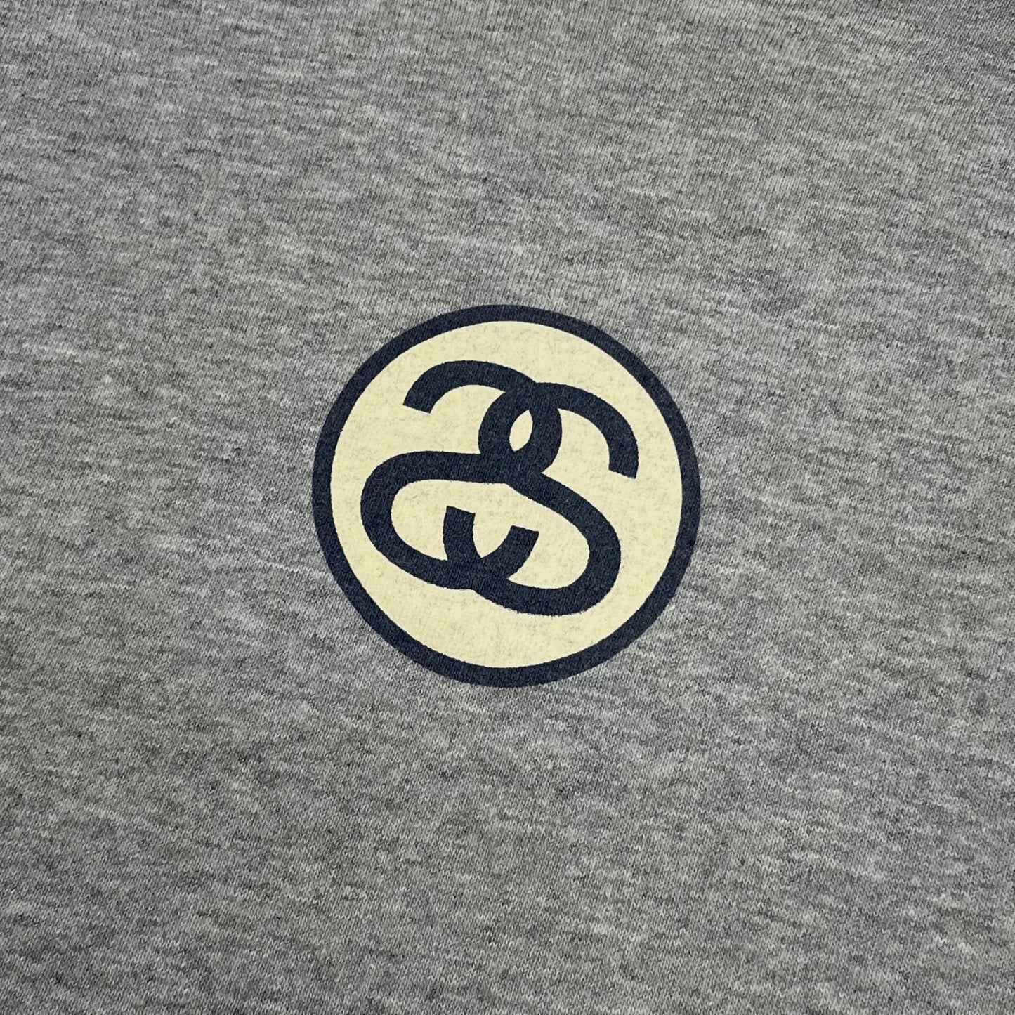 【中古】STUSSY | ステューシー ファイト 紺タグ　半袖Ｔシャツ グレー サイズ：L【尾張小牧店】