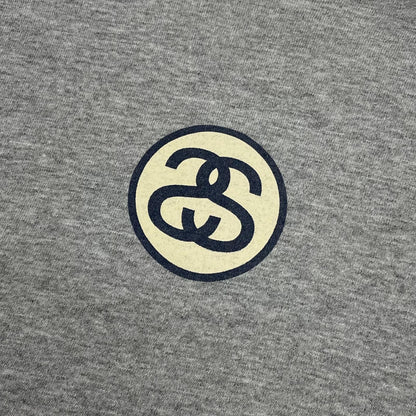 【中古】STUSSY | ステューシー ファイト 紺タグ　半袖Ｔシャツ グレー サイズ：L【尾張小牧店】
