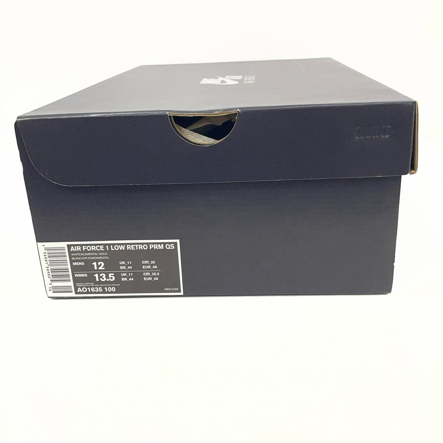 NIKE | ナイキ Air Force 1 Low Retro PRM QS スニーカー 30.0cm AO1635-100 ホワイト