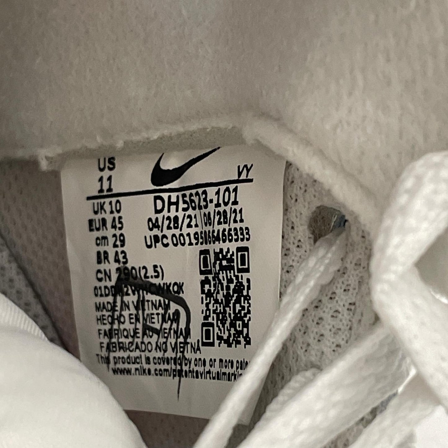 NIKE | ナイキ Air Force 1 Mid QS スニーカー 29.0cm DH5623-101 ネイビー