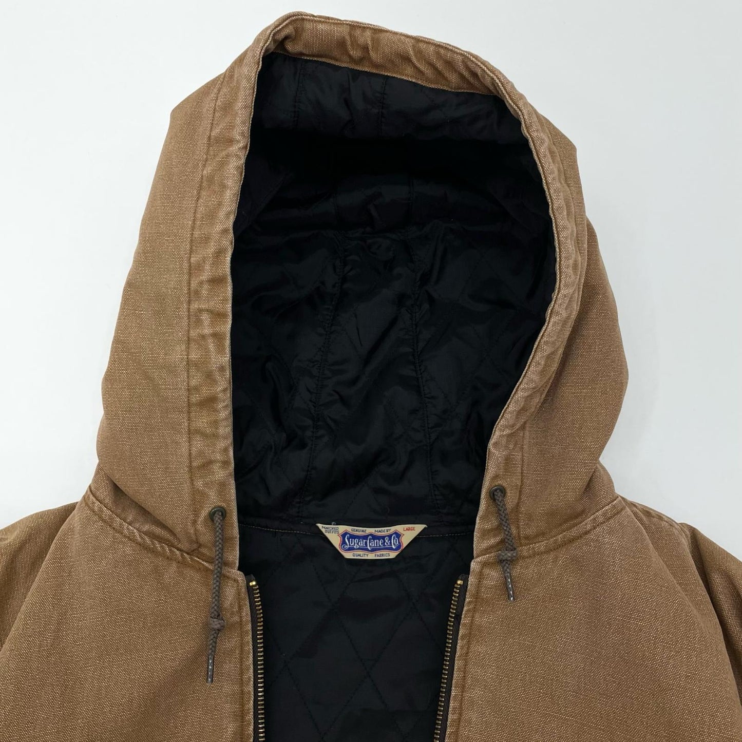【中古】SUGAR CANE | シュガーケーン COTTON DUCK PADDED WORK PARKA ワークジャケット SC15610 ブラウン サイズ：L【尾張小牧店】