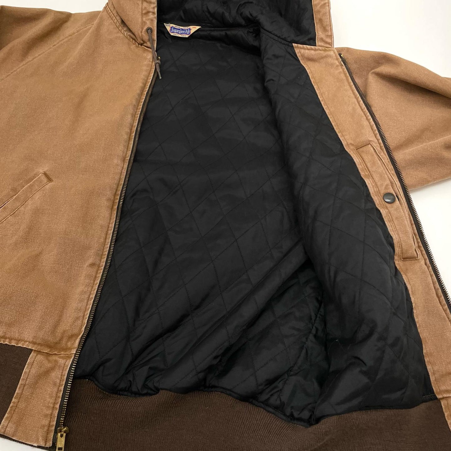 【中古】SUGAR CANE | シュガーケーン COTTON DUCK PADDED WORK PARKA ワークジャケット SC15610 ブラウン サイズ：L【尾張小牧店】