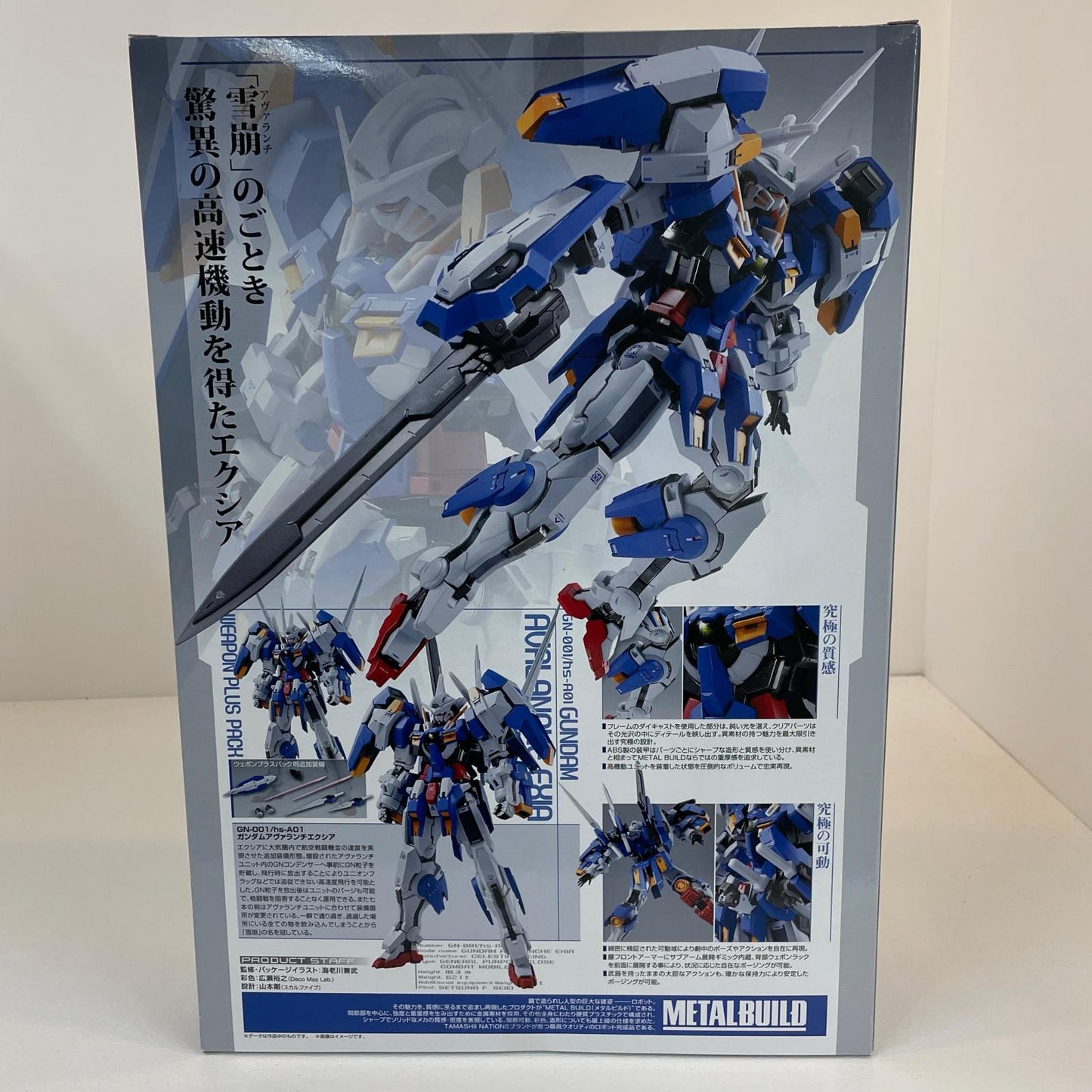 フィギュア METALBUILDGN-001/hs-A01ガンダムアヴァランチエクシア(ウェポンプラスパック)「機動戦士ガンダム00V(ダブルオーブイ)」魂ウェブ商店限定【フィギュア】【尾張小牧店】