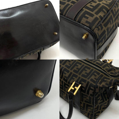 【中古】FENDI | フェンディ　ズッカ ハンドバッグ ブラウン【尾張小牧店】