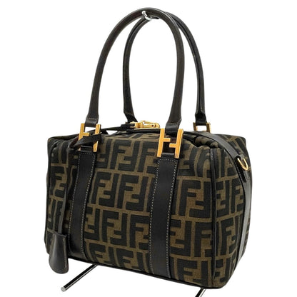 【中古】FENDI | フェンディ　ズッカ ハンドバッグ ブラウン【尾張小牧店】