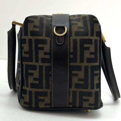 【中古】FENDI | フェンディ　ズッカ ハンドバッグ ブラウン【尾張小牧店】