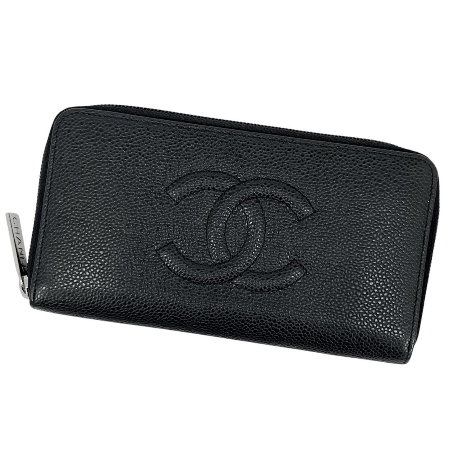 【中古】CHANEL | シャネル 長財布 ブラック【尾張小牧店】