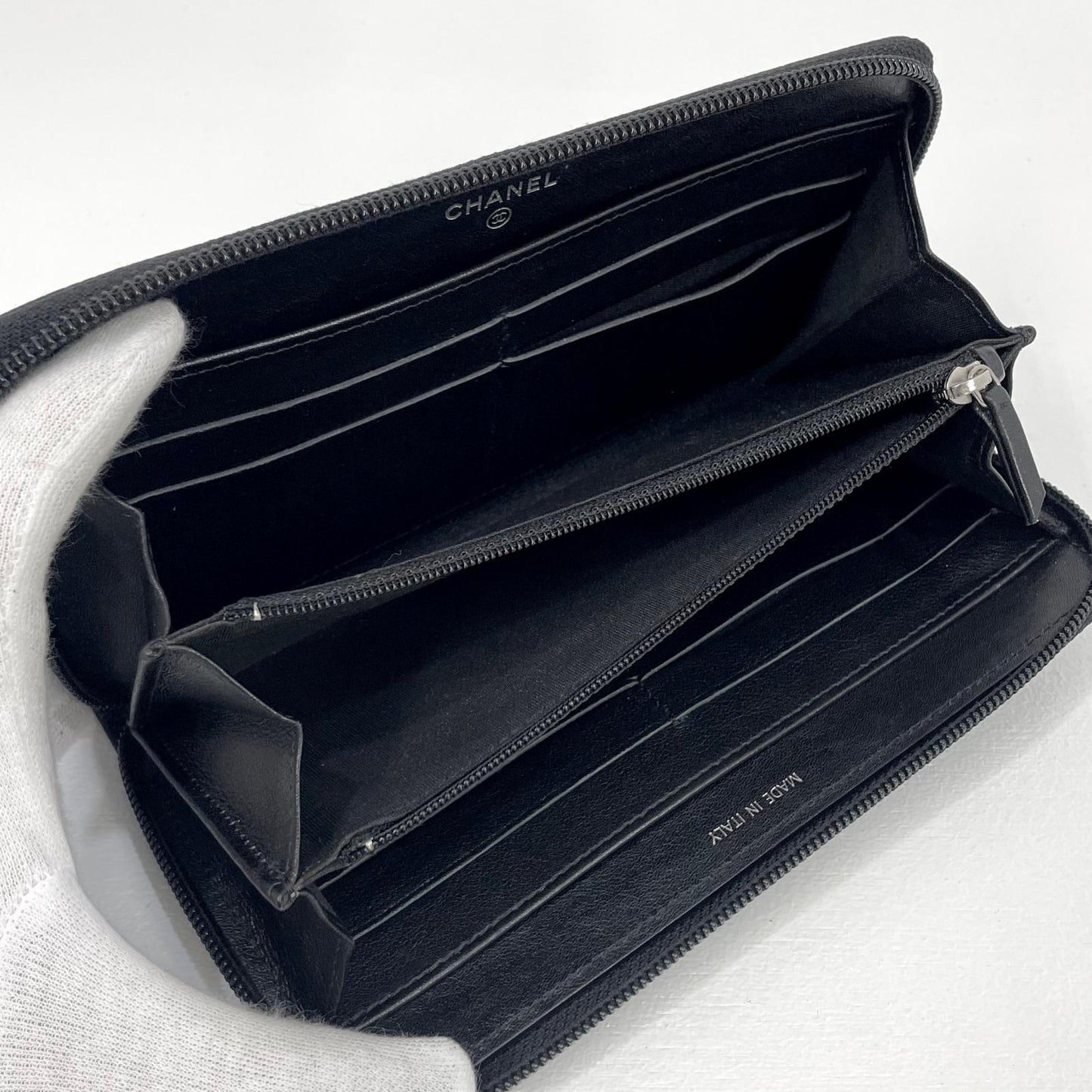 【中古】CHANEL | シャネル 長財布 ブラック【尾張小牧店】