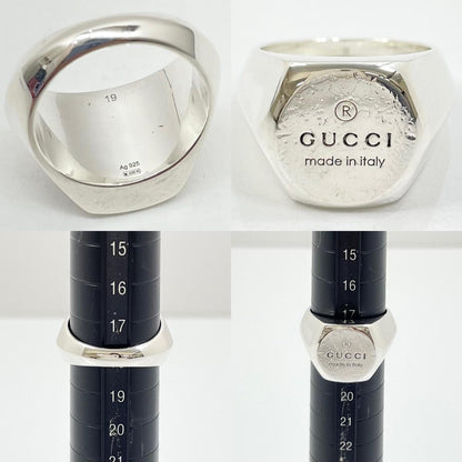 【中古】GUCCI | グッチ ヘキサゴン シグネット リング・指輪 シルバー【尾張小牧店】