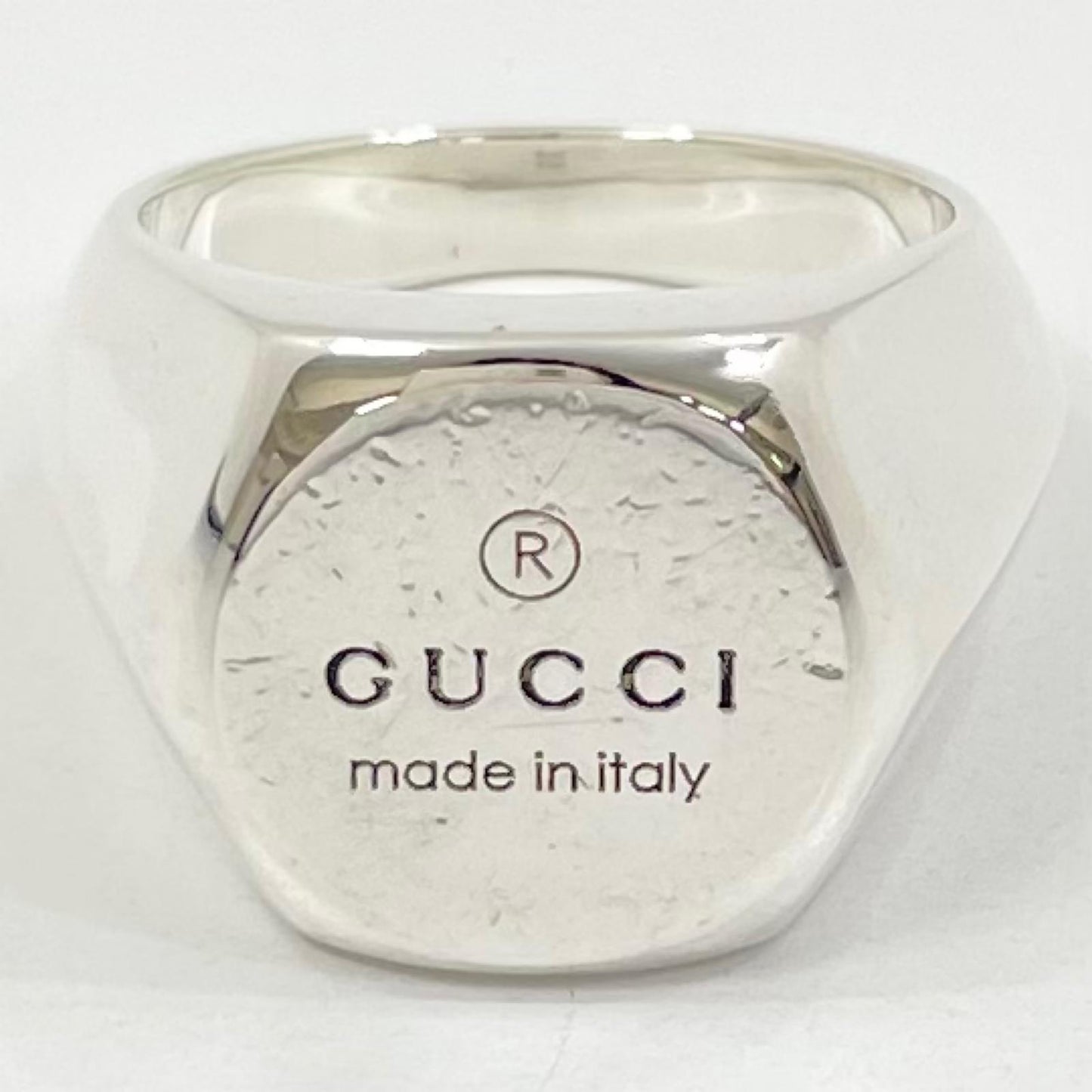 【中古】GUCCI | グッチ ヘキサゴン シグネット リング・指輪 シルバー【尾張小牧店】