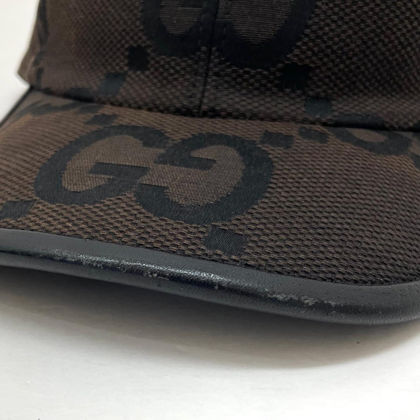 【中古】GUCCI | グッチ　ジャンボGG キャップ 帽子　ブラウン サイズ：M【尾張小牧店】