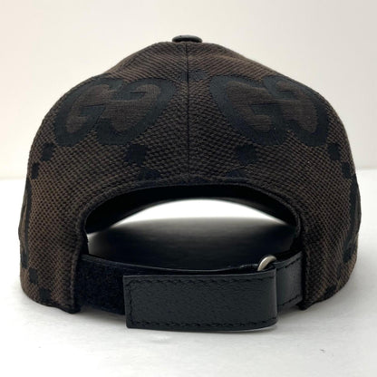 【中古】GUCCI | グッチ　ジャンボGG キャップ 帽子　ブラウン サイズ：M【尾張小牧店】