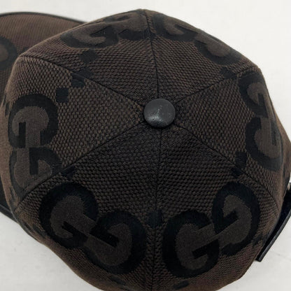 【中古】GUCCI | グッチ　ジャンボGG キャップ 帽子　ブラウン サイズ：M【尾張小牧店】