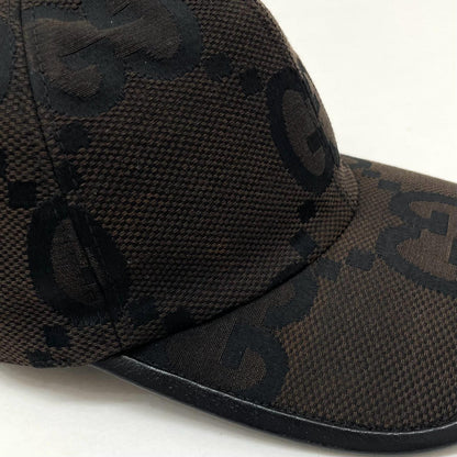 【中古】GUCCI | グッチ　ジャンボGG キャップ 帽子　ブラウン サイズ：M【尾張小牧店】