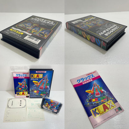 ゲームソフト　メガドライブ・KLAX(クラックス) ※ハガキ・保証書付き　T-14063【尾張小牧店】