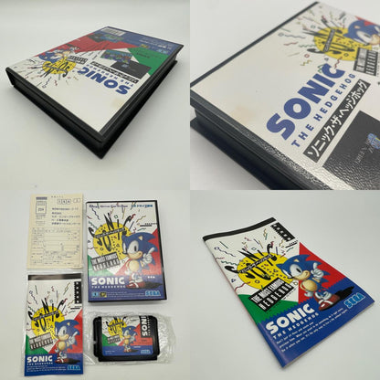 ゲームソフト　メガドライブ／ソニック・ザ・ヘッジホッグ※ハガキあり・G-4049【尾張小牧店】