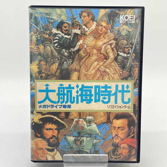ゲームソフト　メガドライブ／大航海時代　※ハガキ・MAPあり／T-76053【尾張小牧店】