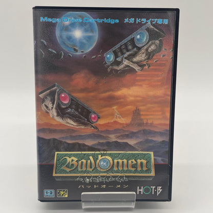 ゲームソフト　メガドライブ／バッドオーメン・ハガキあり・T-28043【尾張小牧店】