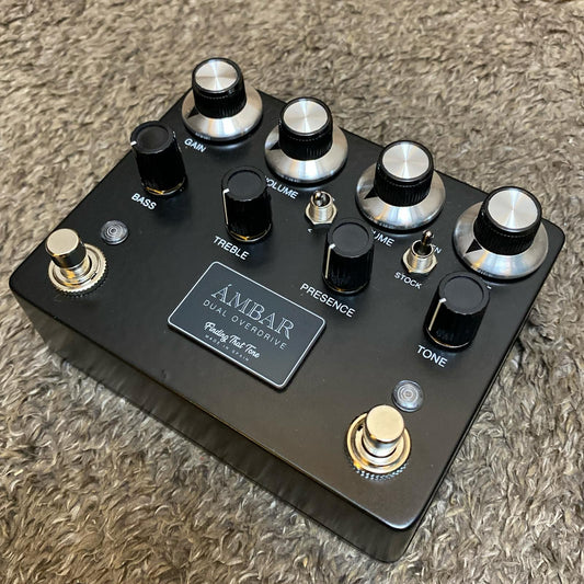 【新品】 楽器 Ambar Matte Black Dual Overdrive Finding That Tone【尾張小牧店】