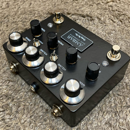 【新品】 楽器 Ambar Matte Black Dual Overdrive Finding That Tone【尾張小牧店】