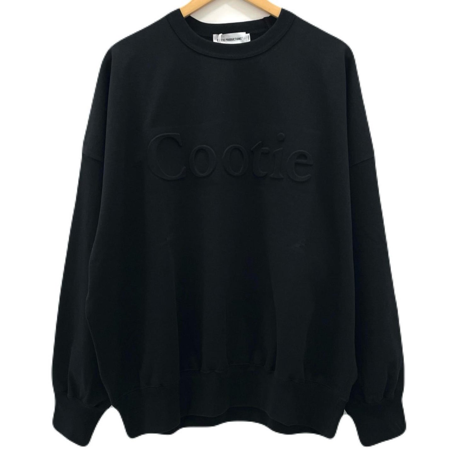 COOTIE | クーティー Heavy Oz Jersey Plain Crew スウェット CTE-26S301 ブラック サイズ：L【尾張小牧店】