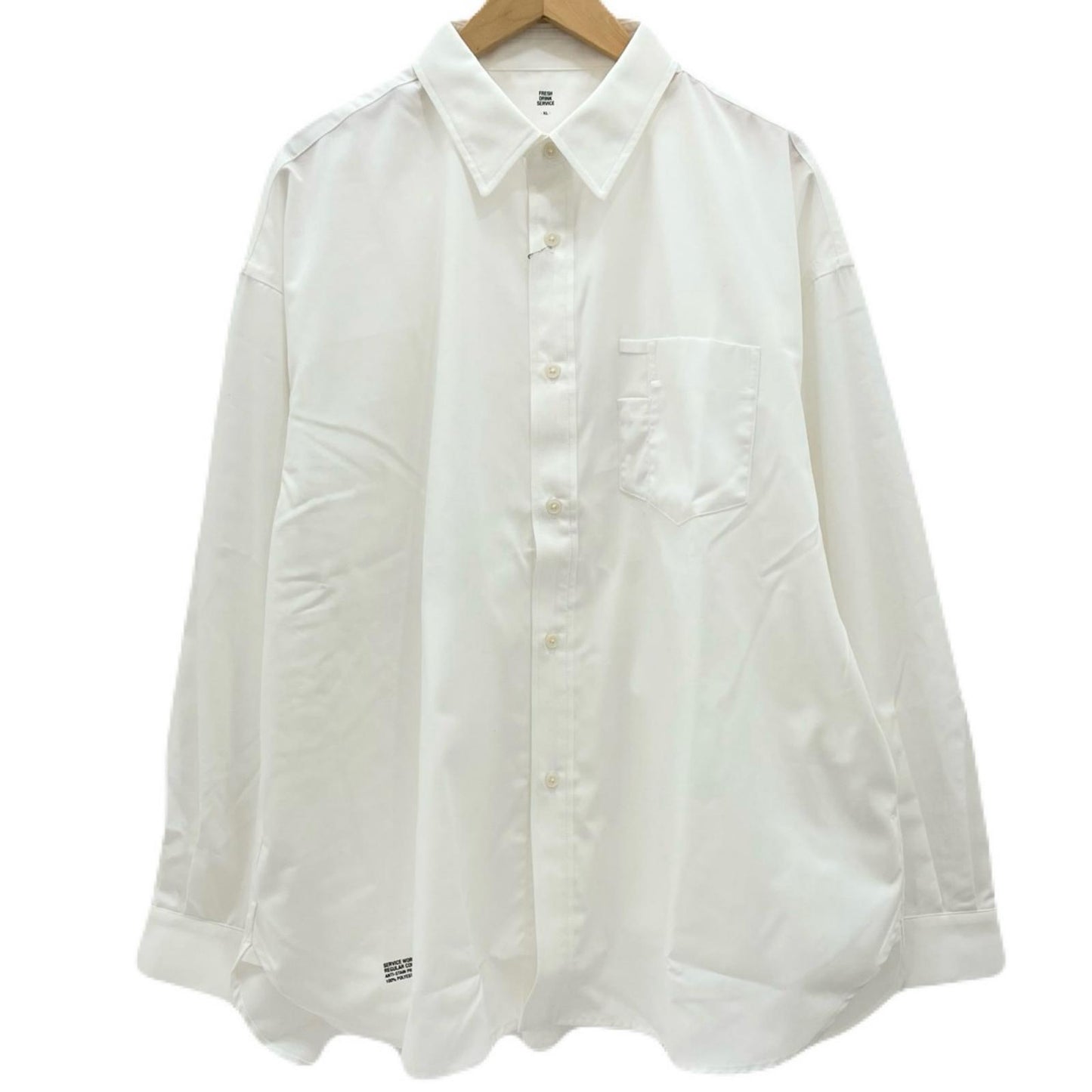 FreshService | フレッシュサービス SERVICE WORK REGULAR COLLAR SHIRT 長袖シャツ FDS254-50099 ホワイト サイズ：XL【尾張小牧店】