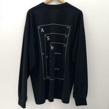 FreshService | フレッシュサービス AS×FS CORPORATE L/S TEE 長袖Ｔシャツ FSC253-70151AS ブラック サイズ：M【尾張小牧店】