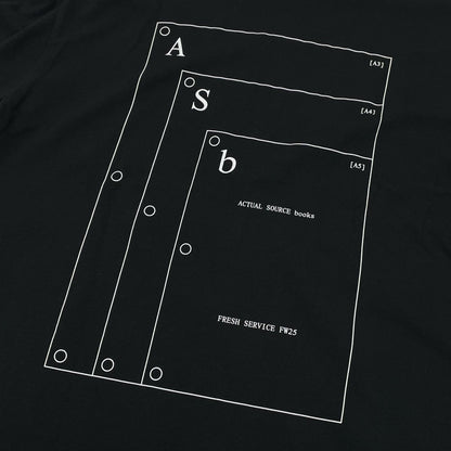 FreshService | フレッシュサービス AS×FS CORPORATE L/S TEE 長袖Ｔシャツ FSC253-70151AS ブラック サイズ：M【尾張小牧店】