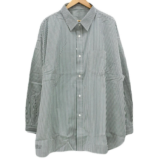 FreshService | フレッシュサービス CORPORATE UNIFORM L/S SHIRT 長袖Ｔシャツ FSC261-50102B ホワイト×グリーン サイズ：L【尾張小牧店】