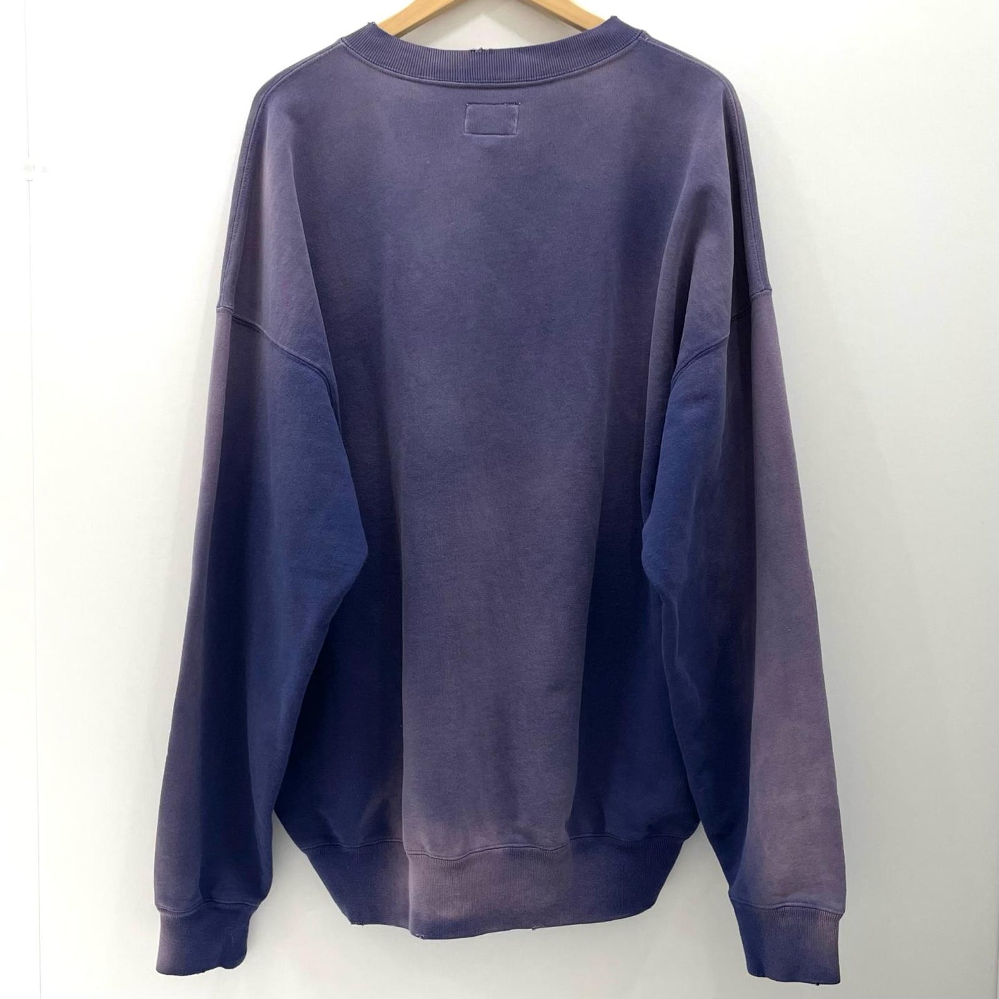 Henry Neck Sweat T/C MltPch スウェット G16PO074 パープル サイズ：M【尾張小牧店】
