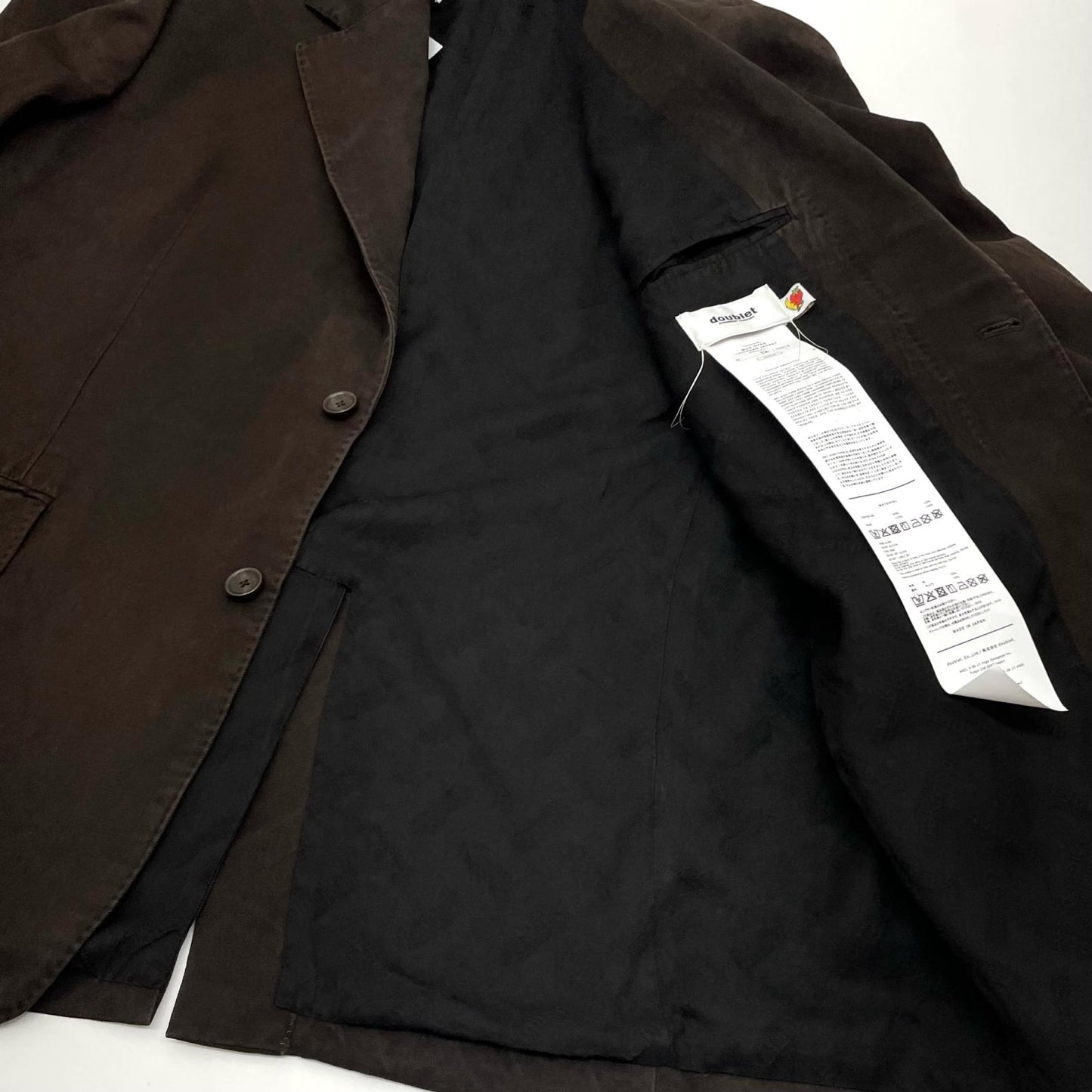 doublet | ダブレット MUD-DYED TAILORED JACKET その他アウター 26SS02JK77-1 ブラウン サイズ：M【尾張小牧店】