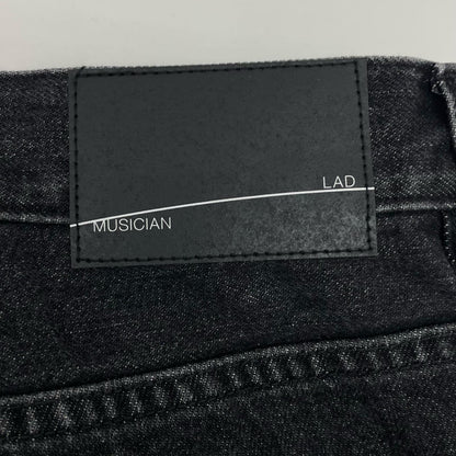 LAD MUSICIAN | ラッドミュージシャン 11.5oz GRADATION DENIM WIDE STRAIGHT PANTS デニムパンツ 2126-504 ブラック サイズ：44【尾張小牧店】