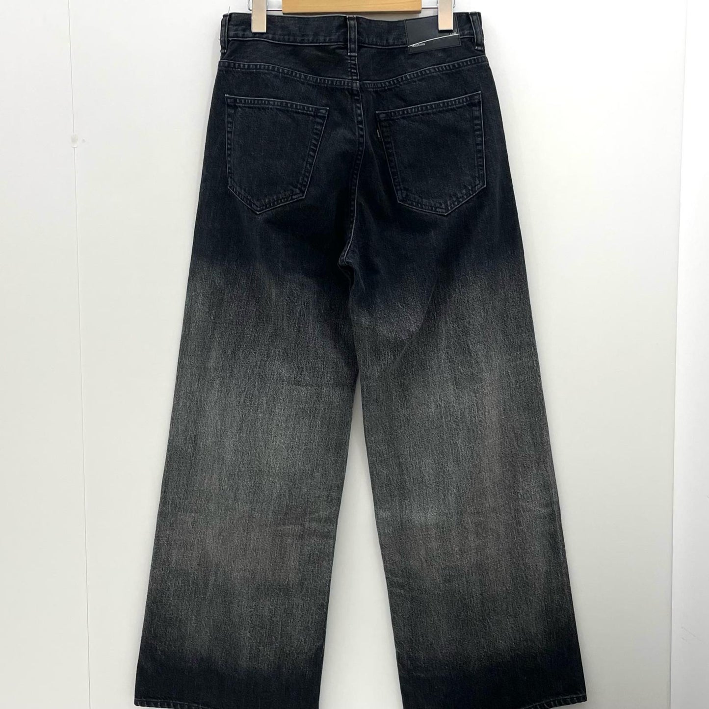 LAD MUSICIAN | ラッドミュージシャン 11.5oz GRADATION DENIM WIDE STRAIGHT PANTS デニムパンツ 2126-504 ブラック サイズ：44【尾張小牧店】