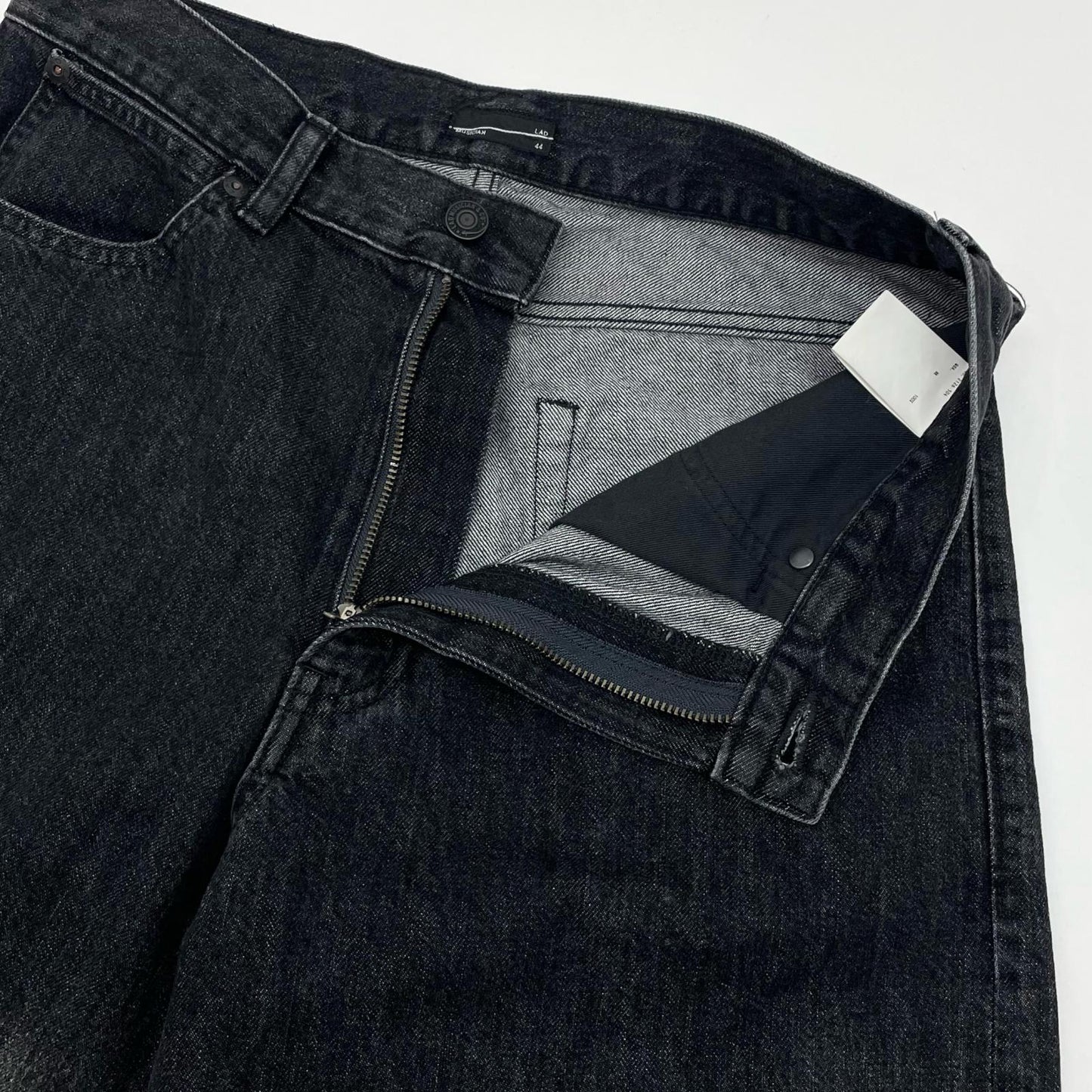 LAD MUSICIAN | ラッドミュージシャン 11.5oz GRADATION DENIM WIDE STRAIGHT PANTS デニムパンツ 2126-504 ブラック サイズ：44【尾張小牧店】