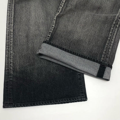 LAD MUSICIAN | ラッドミュージシャン 11.5oz GRADATION DENIM WIDE STRAIGHT PANTS デニムパンツ 2126-504 ブラック サイズ：44【尾張小牧店】