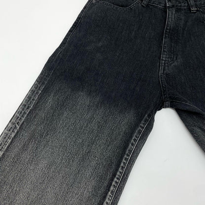 LAD MUSICIAN | ラッドミュージシャン 11.5oz GRADATION DENIM WIDE STRAIGHT PANTS デニムパンツ 2126-504 ブラック サイズ：44【尾張小牧店】