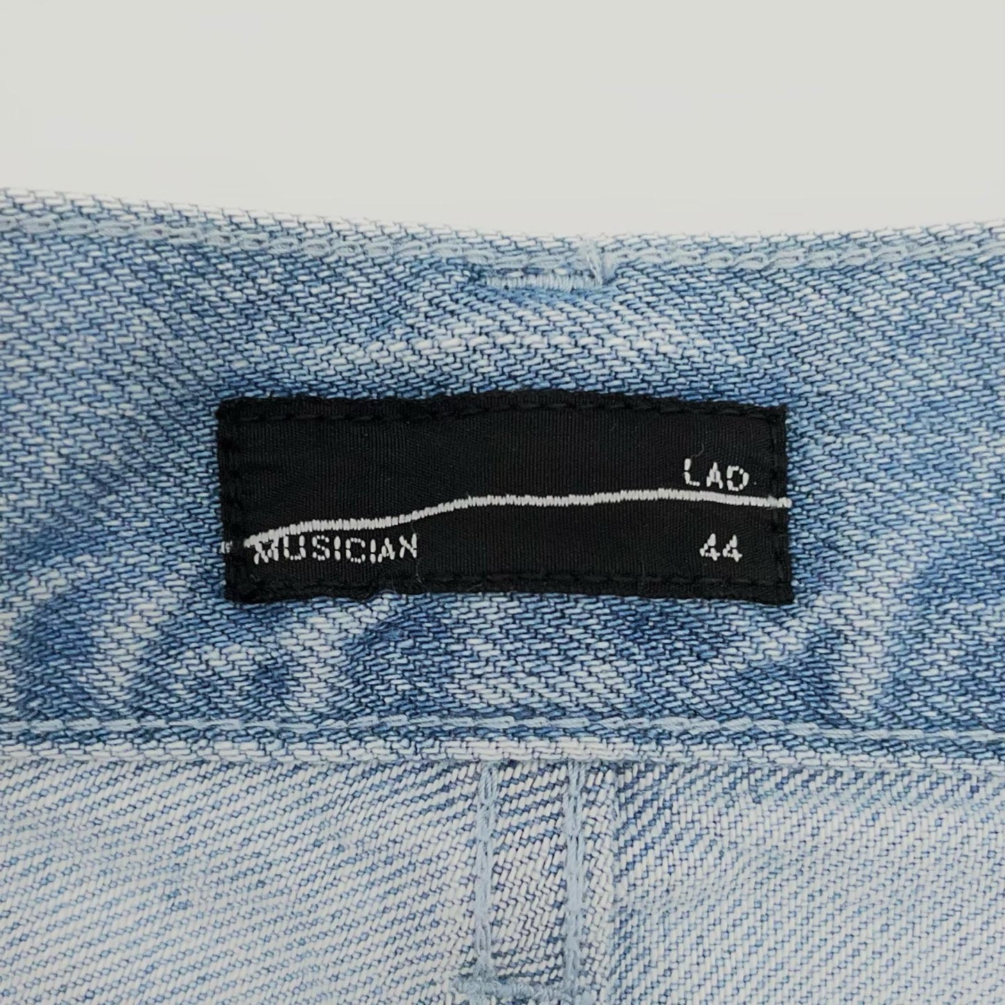 LAD MUSICIAN | ラッドミュージシャン 11.5oz BLEACH DENIM STRAIGHT PANTS デニムパンツ 2126-513 ブルー サイズ：44【尾張小牧店】