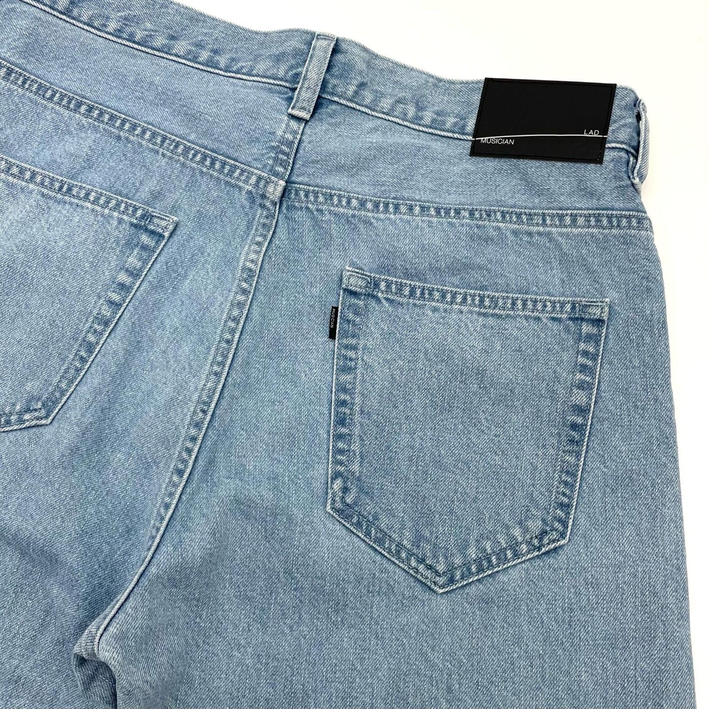 LAD MUSICIAN | ラッドミュージシャン 11.5oz BLEACH DENIM STRAIGHT PANTS デニムパンツ 2126-513 ブルー サイズ：44【尾張小牧店】