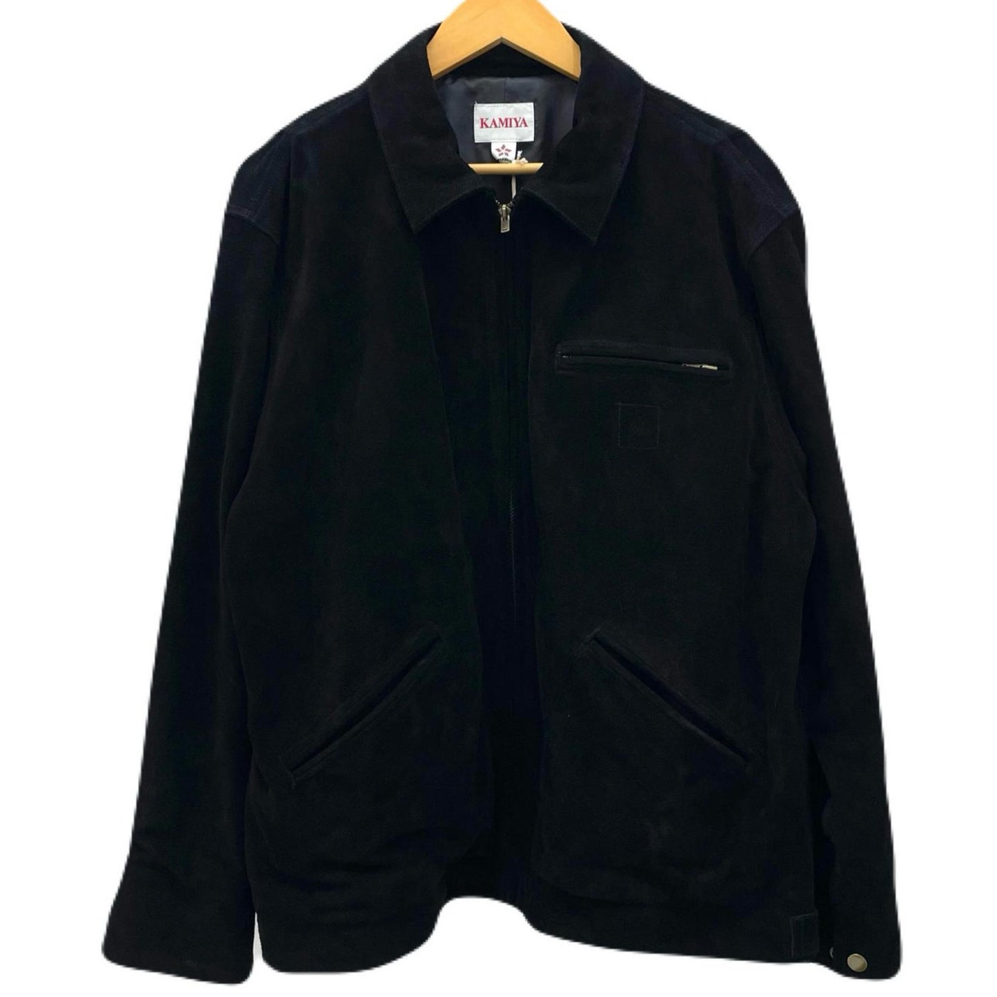 Distressed Suede Work Jacket その他アウター G16BL014 ブラック サイズ：M【尾張小牧店】