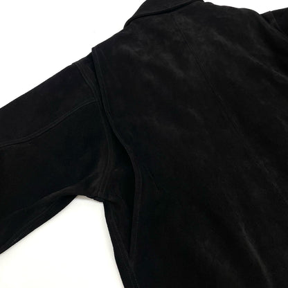 Distressed Suede Work Jacket その他アウター G16BL014 ブラック サイズ：M【尾張小牧店】